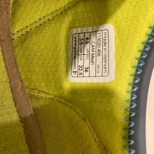 Plae Cam Mesh Size 4.5 Two Tone Blue with yellow accents